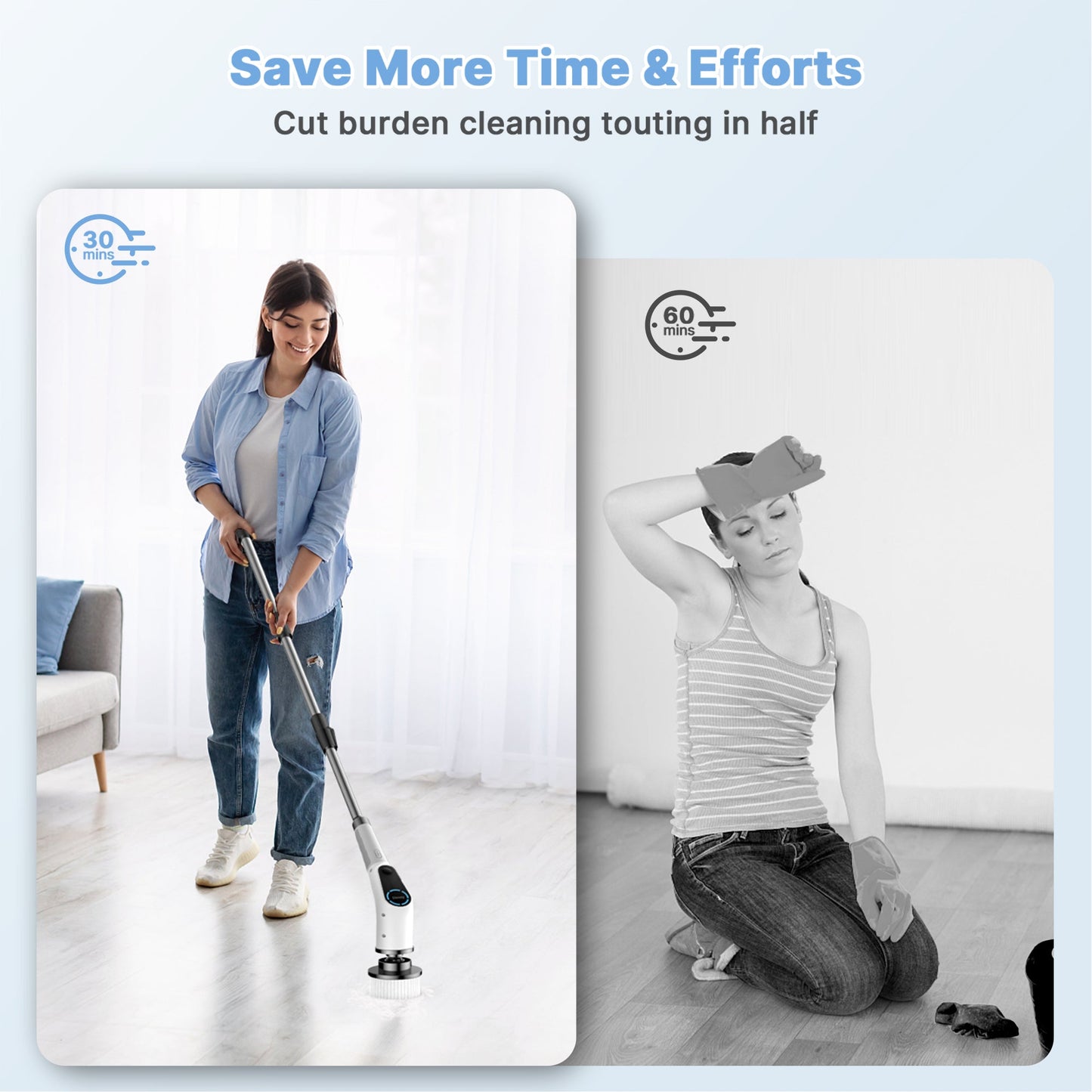 Dovety 9 in 1 Multifunctional Electric Spin Scrubber