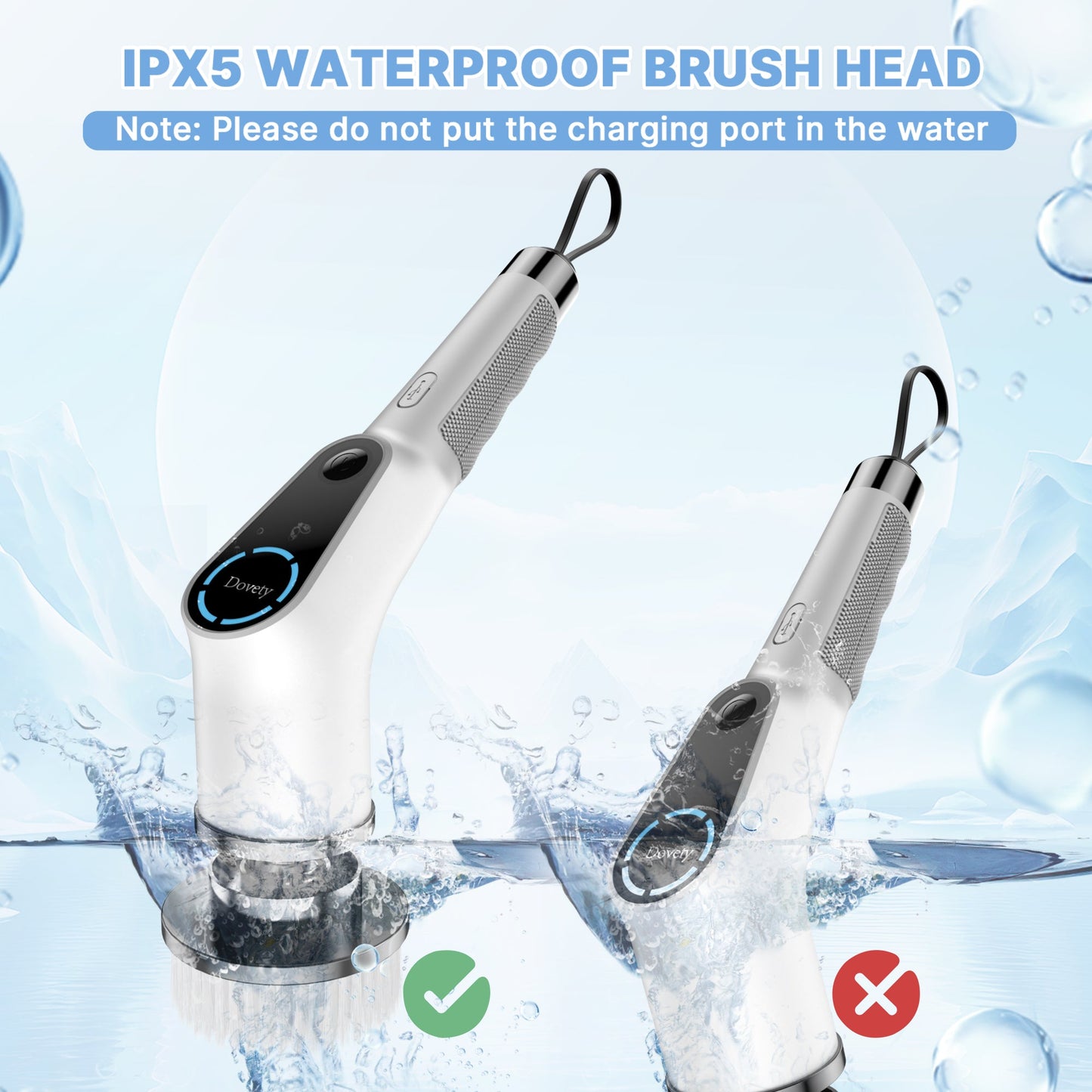 Dovety 9 in 1 Multifunctional Electric Spin Scrubber