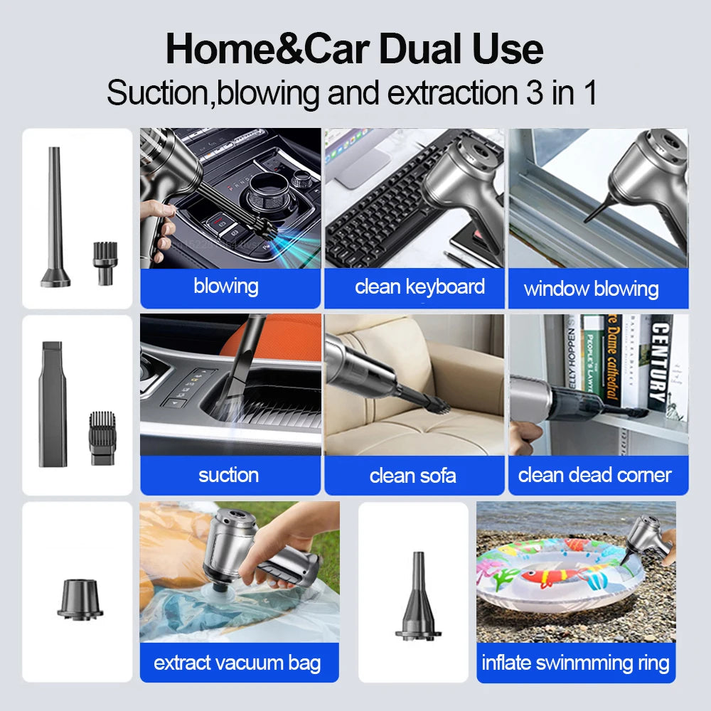 Wireless Handheld Car Vacuum Cleaner